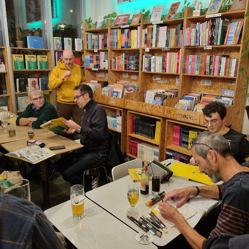 Chez Rouquemoute, le bar de la maison d’édition