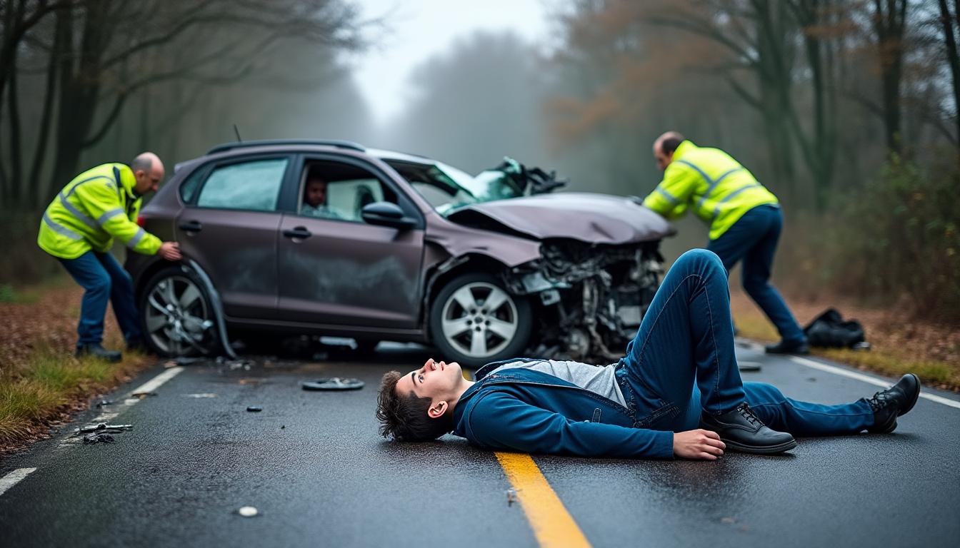 un tragique accident s'est produit à grande vitesse près de nantes : un jeune homme a perdu la vie et une autre victime est gravement blessée. découvrez les circonstances de cette collision mortelle et les premières informations communiquées par les autorités.