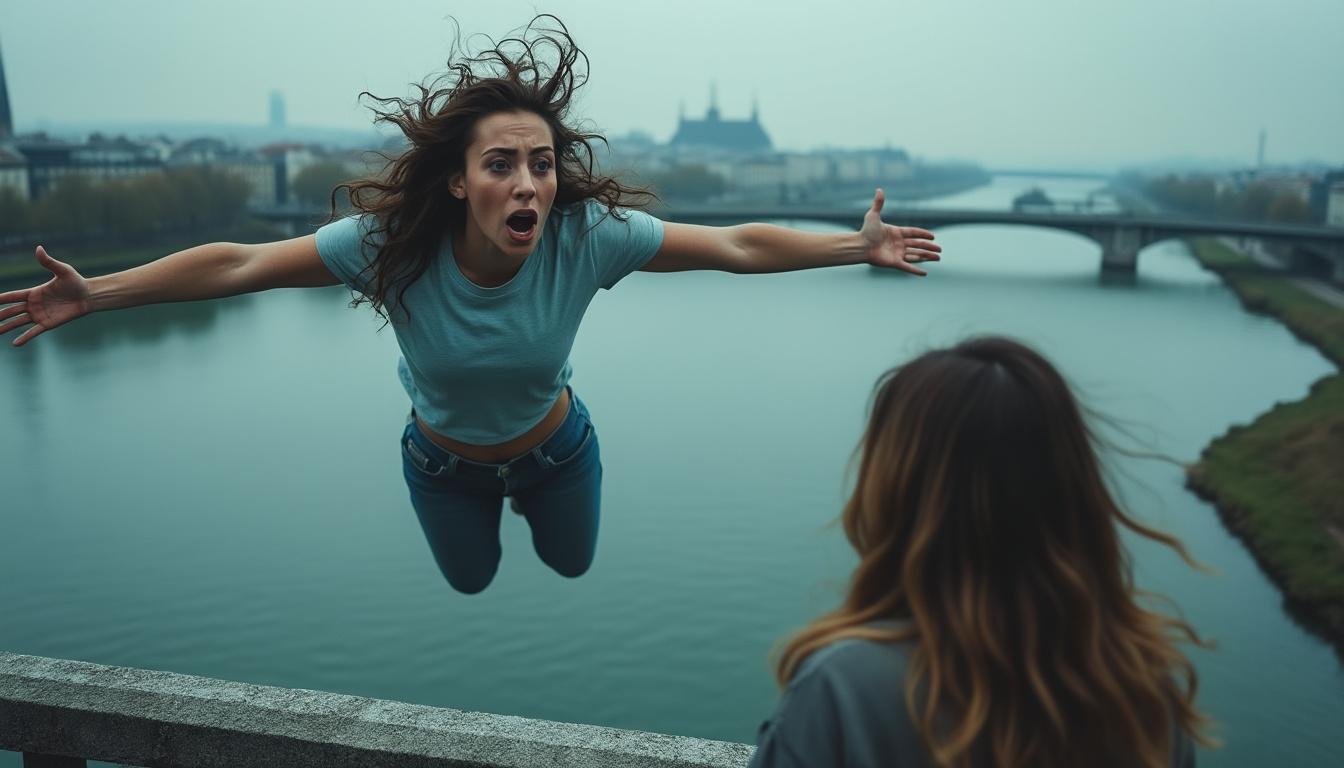 drame à nantes : une femme se jette du pont de cheviré sous les yeux de sa mère, bouleversant la ville. découvrez les circonstances de cette tragédie et la réaction des témoins.