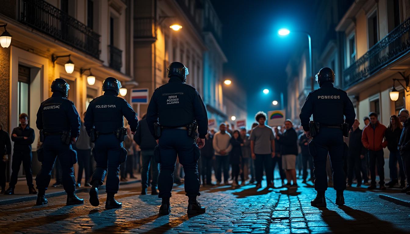 suite à une recrudescence d'agressions homophobes à nantes, la police renforce ses patrouilles nocturnes et appelle la population à la vigilance pour assurer la sécurité de tous.